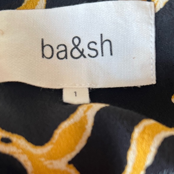 Ba+Sh Clea Printed Button Front Blouse - Picture 10 of 10